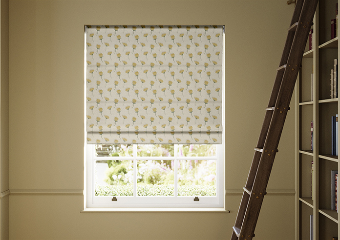 Emily Bond Cornflower, Yellow - Twist&Fit Roman Blind - Image 3